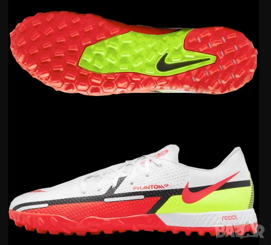 стоножки Nike React Phantom GT2 Pro TF  номер 40,5-41, снимка 4 - Футбол - 47370139