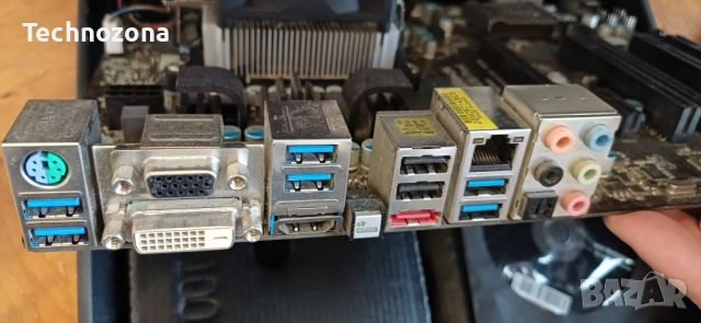 Дънна платка ASRock FM2A75 Pro4 + процесор (FM2), снимка 2 - Дънни платки - 53597258