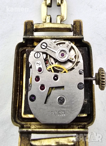 Винтидж дамски часовник EFORA - 20 микрона валцувано злато - 17 камъка, снимка 10 - Антикварни и старинни предмети - 53658747