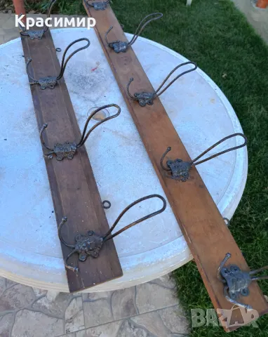 Дървена винтидж закачалка. Чудесно винтидж допълнение към Вашия дом. 45 лв. за бр., снимка 6 - Антикварни и старинни предмети - 48870356