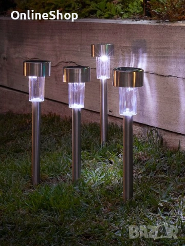 Комплект от 6 броя LED соларни лампи