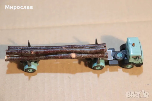 WIKING 1:87 H0 MERCEDES BENZ КОЛИЧКА МОДЕЛ КАМИОН ТИР, снимка 6 - Колекции - 49742387