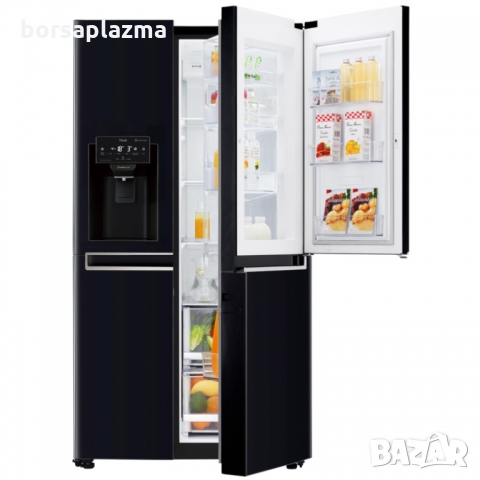 Хладилник с фризер LG GSJ760WBXV*** , 601 l, F , No Frost , Черен, снимка 1 - Хладилници - 36083577