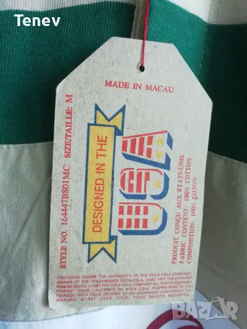 Coca-Cola 1986 Vintage нова с етикет оригинална блуза Кока-Кола ретро винтидж , снимка 7 - Блузи - 47384648