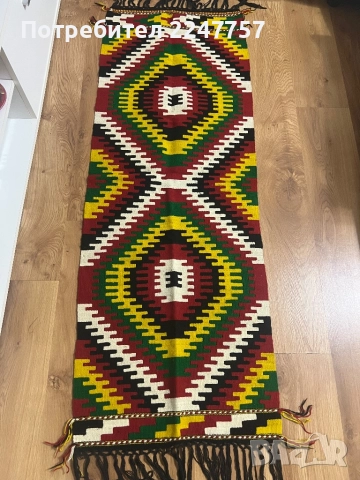 Нова вълнена пътека от соца, снимка 2 - Антикварни и старинни предмети - 52465328