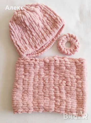 шал и шапка комплект , снимка 2 - Шалове - 48832387