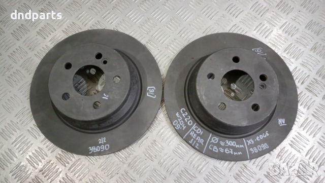 Задни дискове Mercedes C220 CDI W204 2009г.	