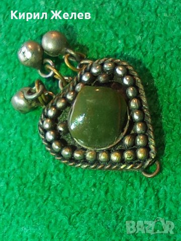 ВЪЗРОЖДЕНСКИ СТАРИНЕН ОСМАНСКИ НАКИТ ТРЕПКА с НЕФРИТ САЧАН 15111, снимка 3 - Антикварни и старинни предмети - 30330804