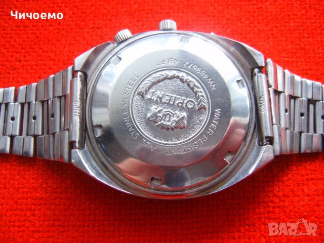  Ориент Вечен Календар мъжки часовник  Ретро Класика!, снимка 7 - Антикварни и старинни предмети - 51397010