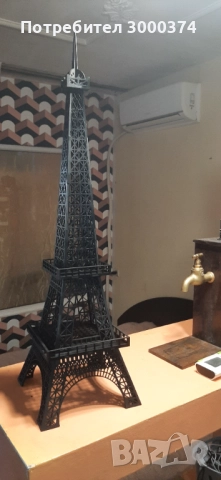Макет на Айфеловата кула, снимка 3 - Ръчно изработени сувенири - 51732410