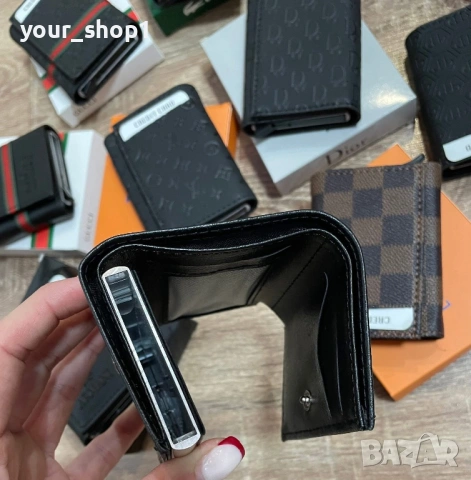 Мъжко портмоне / портфейл смарт с механизъм за карти , снимка 8 - Портфейли, портмонета - 53115632