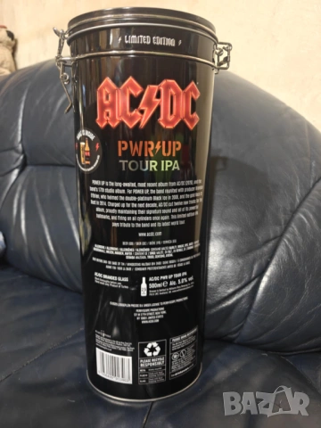 AC/DC PWR UP Tour IPA Metal Box, снимка 3 - Китари - 53378683