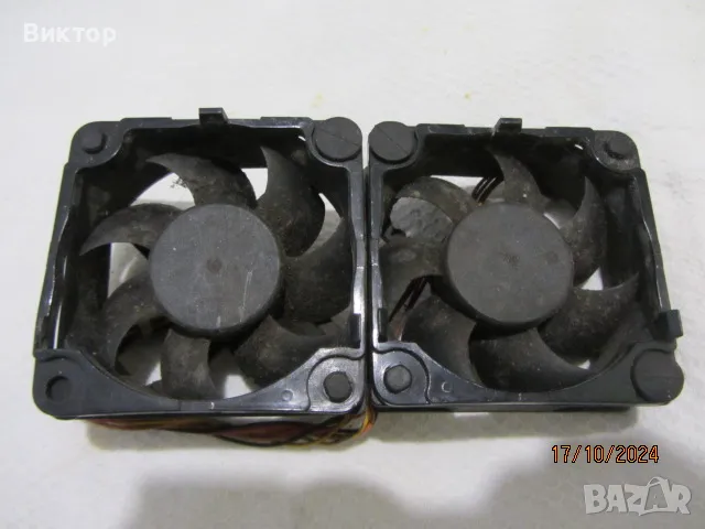 Двойка охладителни вентилатори за компютър, снимка 3 - Други - 47622638