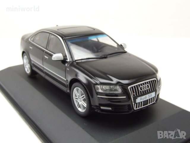 Audi S8 D3 2010 - мащаб 1:43 на SOLIDO моделът е нов в PVC дисплей-кейс, снимка 7 - Колекции - 42267996