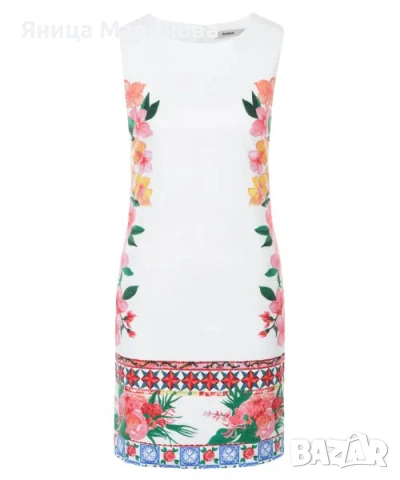 Елегантна флорална рокля Desigual, снимка 2 - Рокли - 53567010
