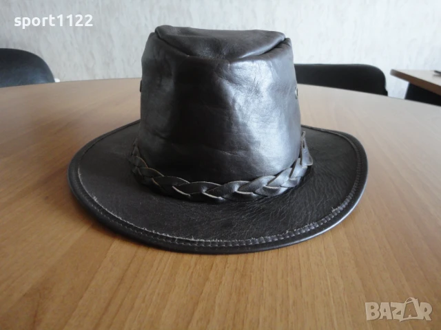 Немска уестърн шапка/естествена кожа