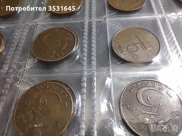 Колекция монети Нидерландия 1 и 5 цента 73 бр. без повтарящи се години, снимка 5 - Колекции - 41632912