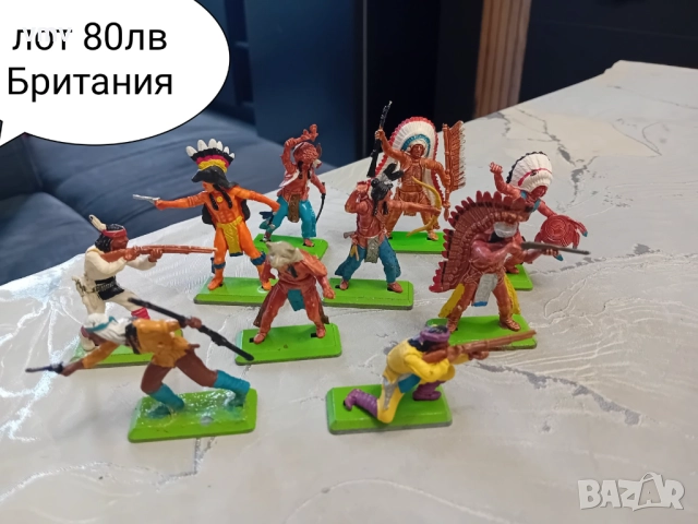 Лотове стари фигури войници рицари каубои индианци моряци пирати , снимка 5 - Колекции - 40184438