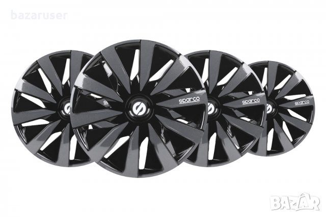Нов К-т Тасове за Джанти 15" Sparco PC1591BKGR Черно/Сиво - 60.20 лв., снимка 7 - Аксесоари и консумативи - 32723844