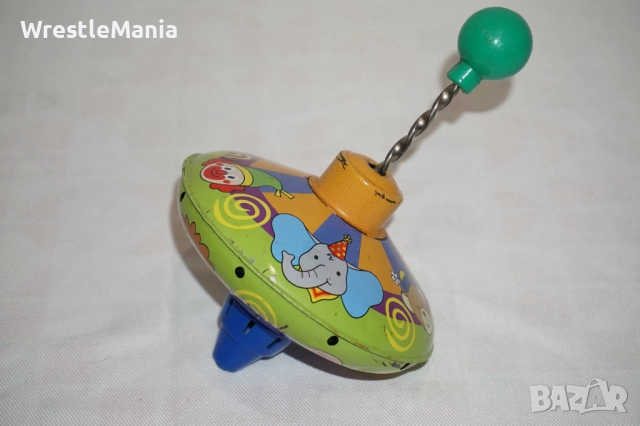 Оригинален ламаринен пумпал Simba Toys 1980г, снимка 2 - Антикварни и старинни предмети - 52178448