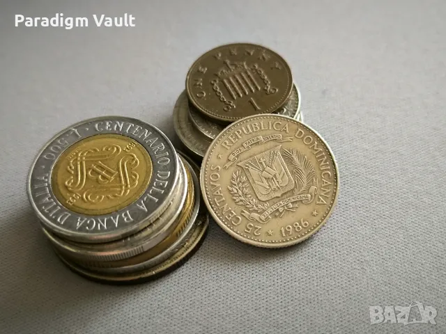 Mонета - Доминикана - 25 центавос | 1986г., снимка 2 - Нумизматика и бонистика - 48933819