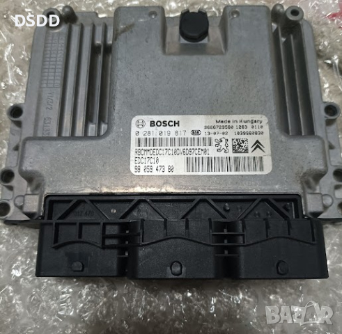 Компютър двигател / ECU BOSCH 0281019817 за Peugeot и Citroen 1.6 HDI