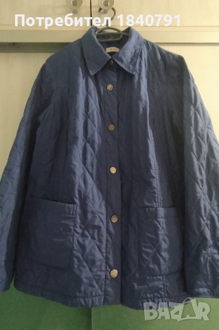 Тънко дамско яке – ирисово синьо – XXL, снимка 8 - Якета - 40913732