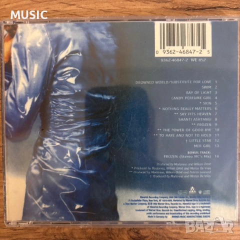 Madonna - Ray Of Light, снимка 3 - CD дискове - 53780305