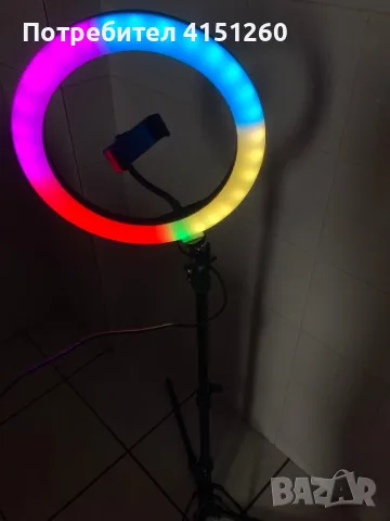 LED ring лампа с трипод , снимка 3 - Лед осветление - 48790118