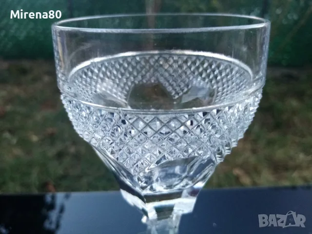 5 кристални чаши за ракия - Югославия !, снимка 3 - Чаши - 56012394