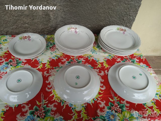 Български порцелан- чинии (НОВИ), снимка 3 - Прибори за хранене, готвене и сервиране - 34184832