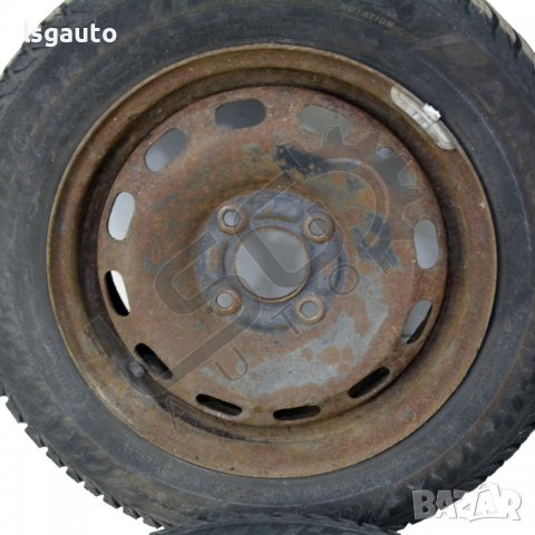 Стоманени джанти 4x108 с гуми R14 Mazda 2 I (DY)(2003-2007) ID:92014, снимка 5 - Части - 39289319