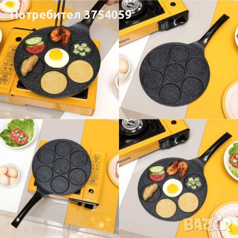 Тиган за палачинки с форми на емотикони – перфектен за весела и вкусна закуска., снимка 7 - Съдове за готвене - 53185194