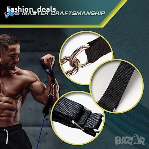 Нов Комплект тренировъчни ленти за фитнес/ Мъже Жени Спорт, снимка 6 - Фитнес уреди - 41327030