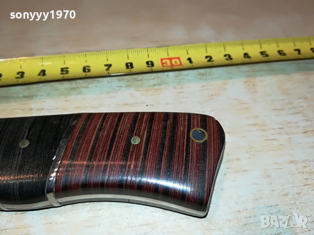 НОЖ МАСИВЕН ОСТЪР ЯК 2103221152, снимка 8 - Колекции - 36179056