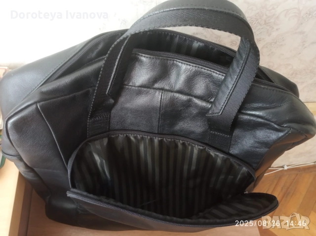 Кожена чанта /естествена кожа/, снимка 7 - Чанти - 51500635