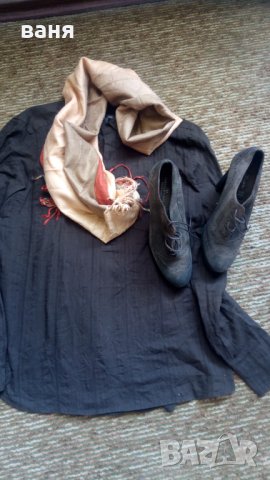 Лот-обувки,риза и шал, снимка 5 - Други - 35843441