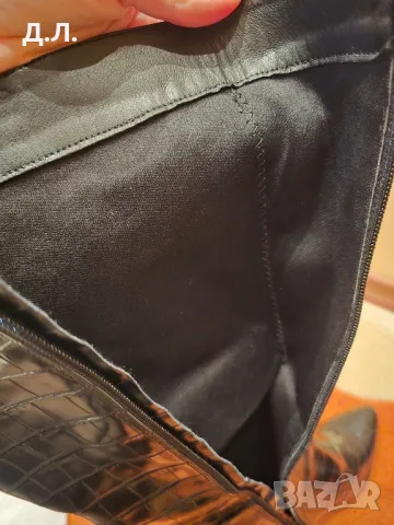 Дамски ботуши с дебел ток, снимка 5 - Дамски ботуши - 47803245