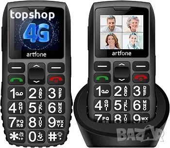 Продавам нов мобилен телефон artfone C1+4G за възрастни хора