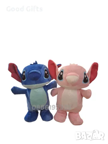 Ходещ и Музикален Плюшен Стич, Интерактивна плюшена играчка Стич , снимка 5 - Плюшени играчки - 49453698