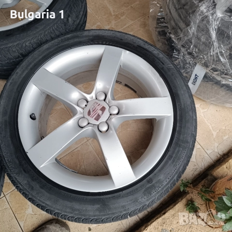 Джанти Seat VW Audi 5х100 16 с летни гуми 215/45/16 , снимка 6 - Гуми и джанти - 52478193