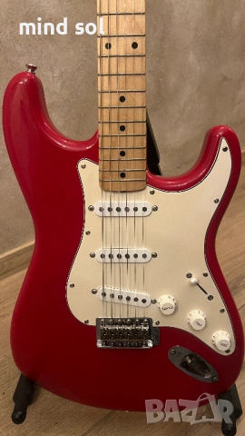 Fender Japan Stratocaster Red ST-460M 1994 with Custom pickups, снимка 5 - Китари - 53691033