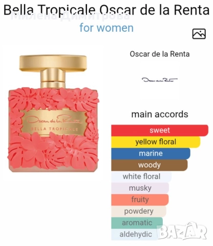 Оригинални парфюмни води Oscar de la Renta Extraordinary Petale / Bella Tropicale , снимка 16 - Дамски парфюми - 47851298