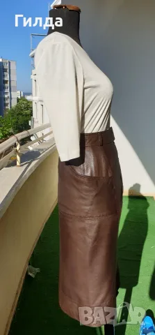 Escada пола естествена кожа М, снимка 9 - Поли - 56001797