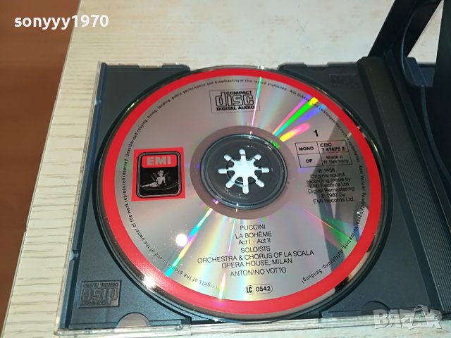 PUCCINI LA BOHEME CALLAS X2 CD MADE IN WEST GERMANY 2603231807, снимка 6 - CD дискове - 40142822