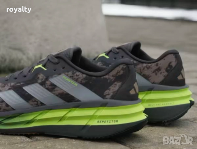 Adidas REPETITOR Black/Dark/Grey/Neon Yellow мъжки маратонки , снимка 4 - Маратонки - 51625437