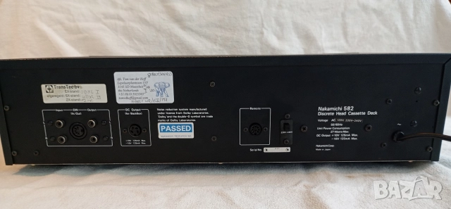 Дек Nakamichi 582 3 Head Dual capstan, снимка 9 - Декове - 52668845