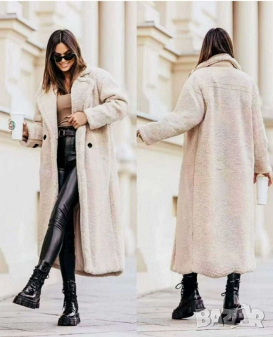 Пухкави палта Teddy Bear , снимка 4 - Палта, манта - 51693836