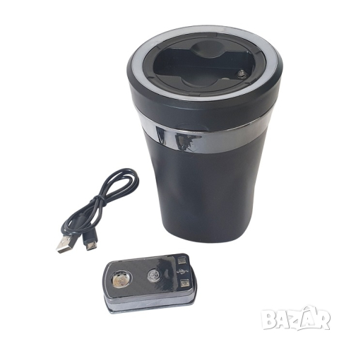 Пепелник със запала за автомобил, снимка 2 - Аксесоари и консумативи - 44726444