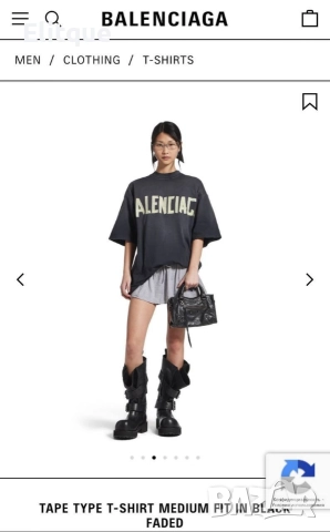 тениски Loewe off white hermes Balenciaga , снимка 4 - Тениски - 52786803